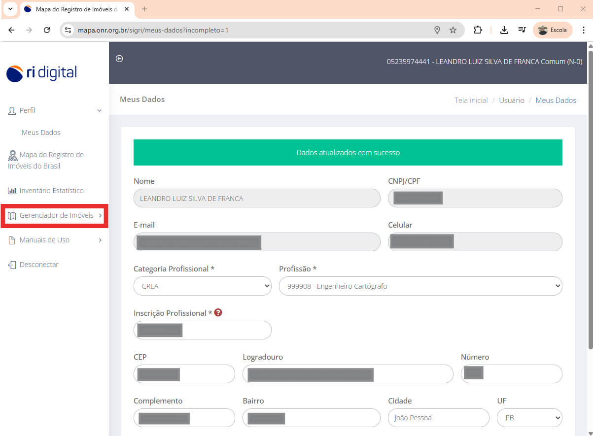 Gerenciador de Imóveis - RI Digital