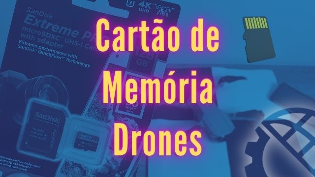 cartão de memória para drones