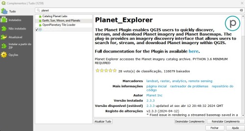 Plugin Planet Explorer