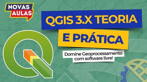 Capa curso QGIS 3.X Teoria e Pratic