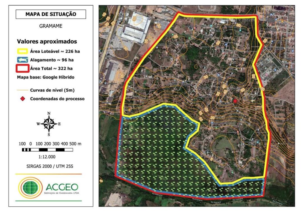 Mapa de situação no QGIS