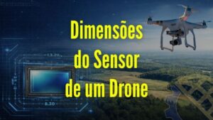 Dimensões dos sensor do do drone em mm
