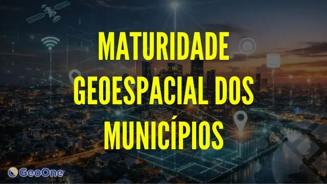 MATURIDADE GEOESPACIAL DOS MUNICÍPIOS