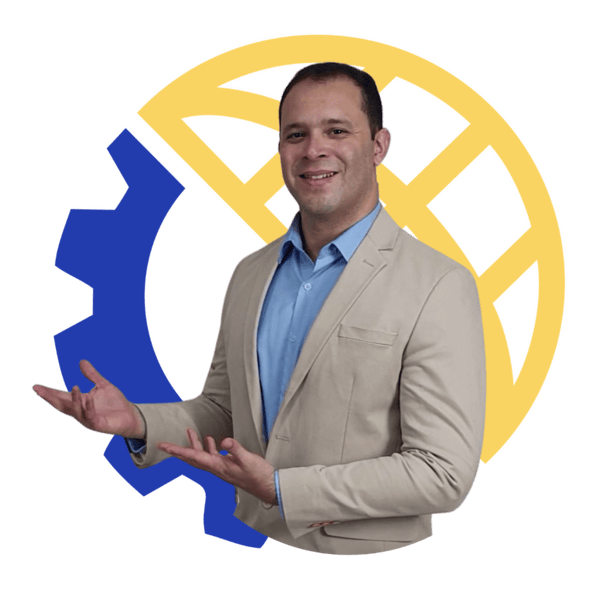 leandro e logo GeoOne